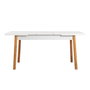 Hanah Home Conjunto de Comedor Extensible de 6 Piezas
